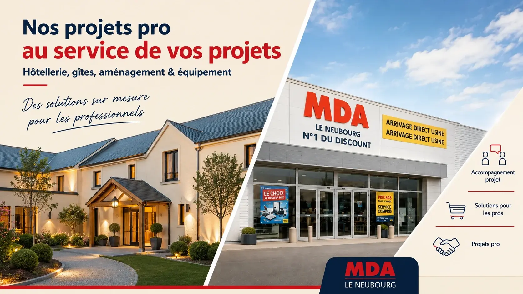 Nos projets pro au service de vos projets professionnels